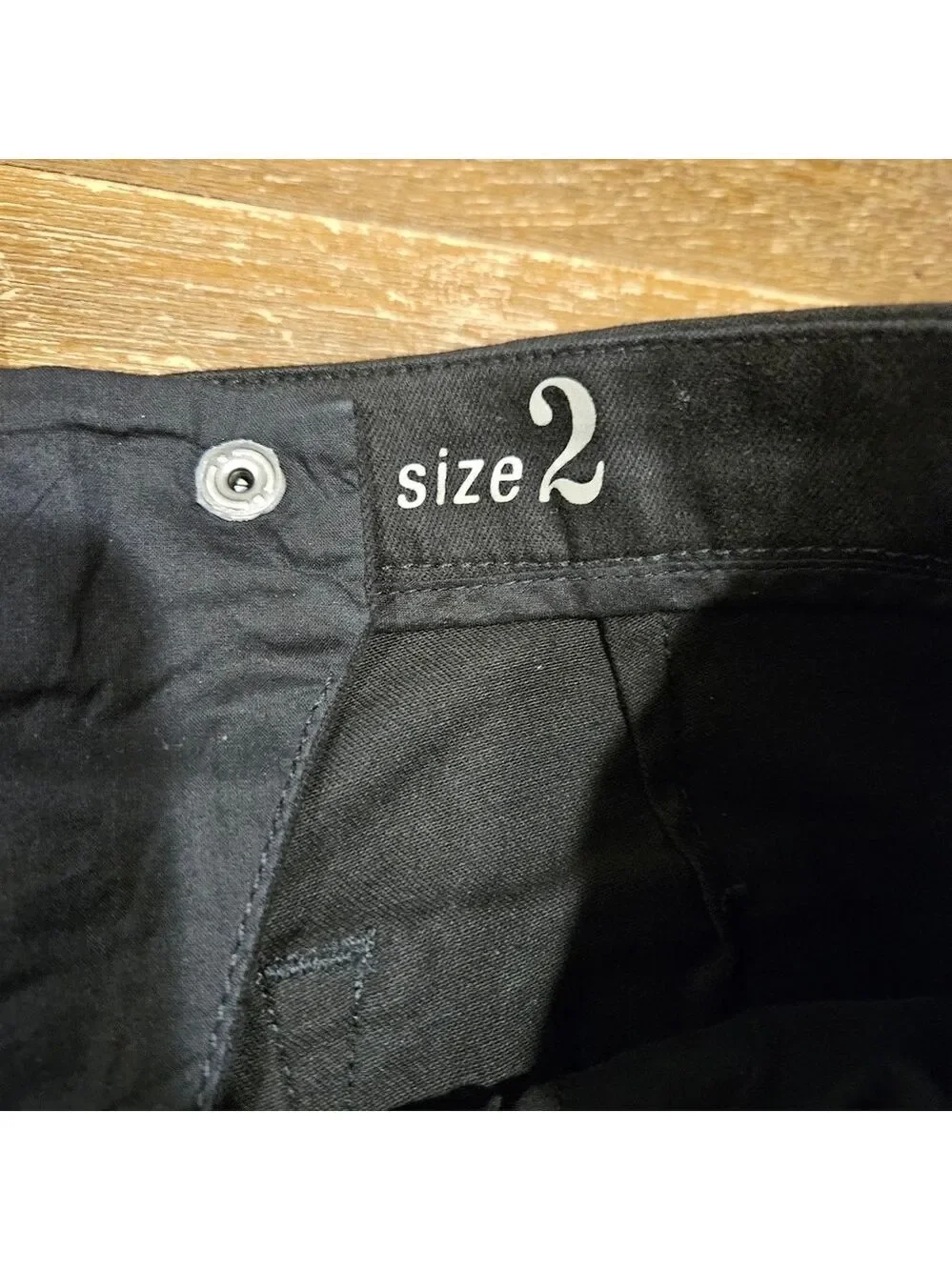 J. Crew NWT Women's Dannie Black pants with Rear Zipper, Size 2